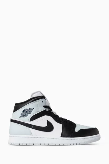 Air Jordan 1 Mid Sneakers in Leather