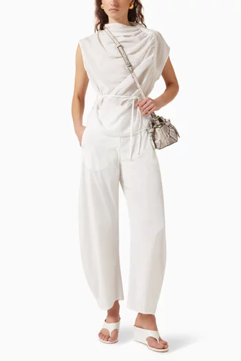 Delphi Draped Sash Top