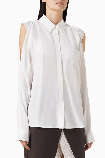 Baya Open-shoulder Shirt