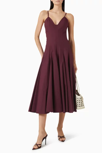 Owen Pleated Strap Dress