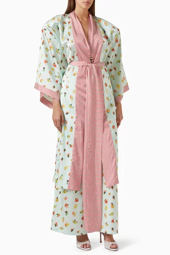 كيمونو بنقشة فطر ستان