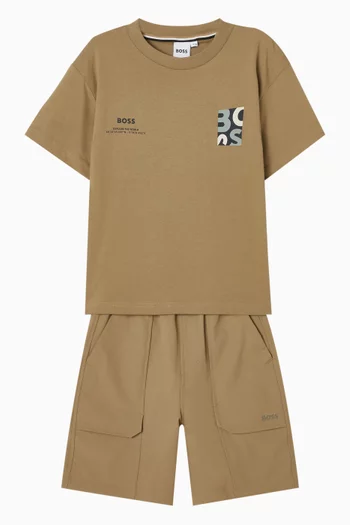 Bermuda Shorts in Cotton