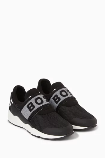 Logo Pull-on Sneakers