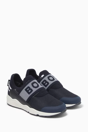 Logo Pull-on Sneakers