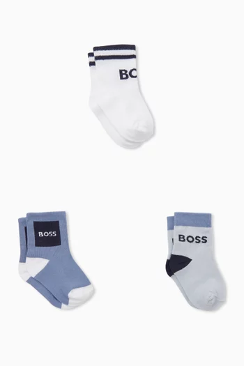 Logo Socks, Set of 3