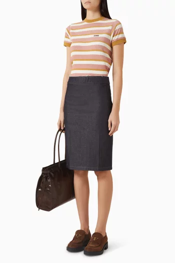 Bayadere Striped T-shirt in Jersey