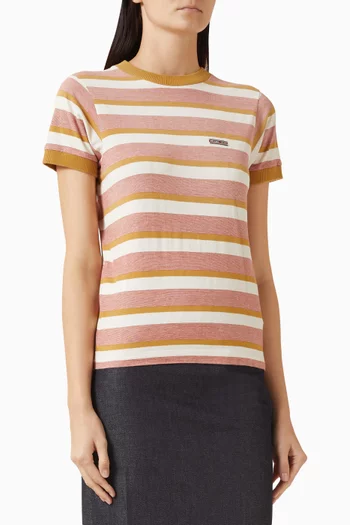 Bayadere Striped T-shirt in Jersey