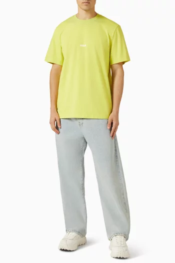 تي شيرت بطبعة قطن