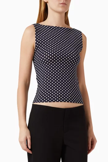 Dusk Knit Top in Jersey