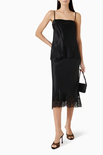 تنورة كارولينا حرير