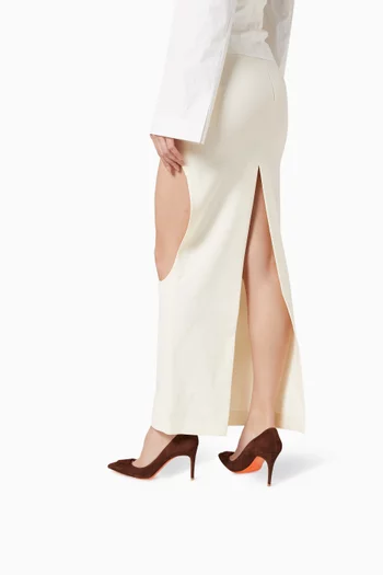 حذاء كلاسيك سيبيل بكعب 85 مم شمواه