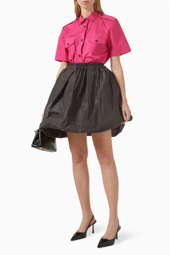 تنورة بكشكش قماش تفتا معالج