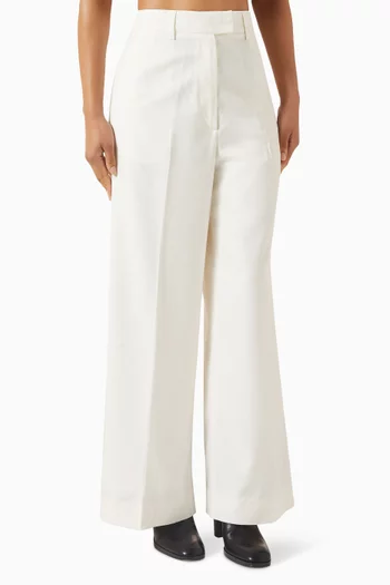 بنطال بريكل مزيج صوف