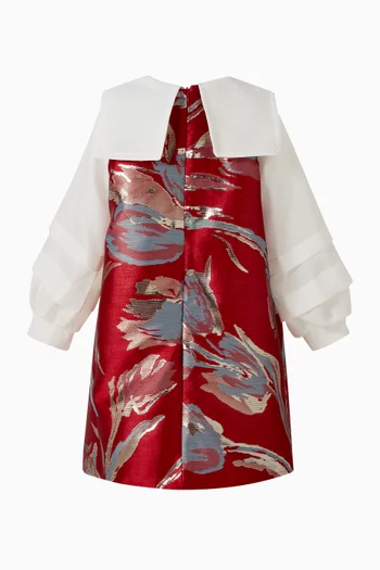 All-Over Print Shift Dress