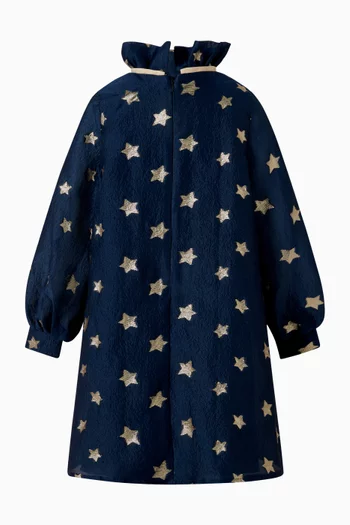 Star-print Shift Dress
