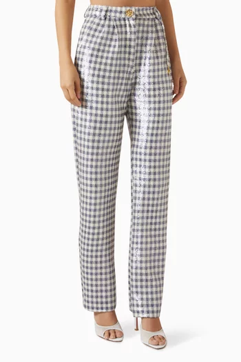 بنطال إكليبس مطرز بالترتر