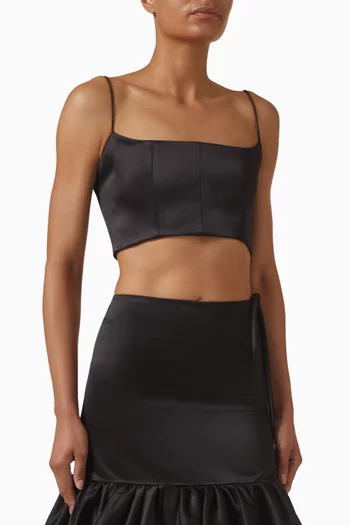 Plain Cropped Bralette