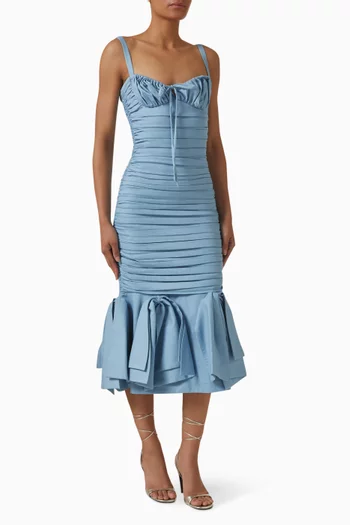 Moonstone Midi Dress in Denim