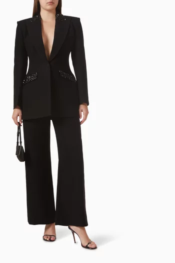 Crystal-embellished Blazer