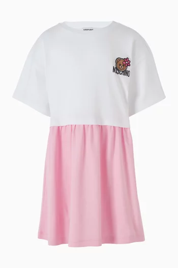 فستان انسيابي بطبعة دب