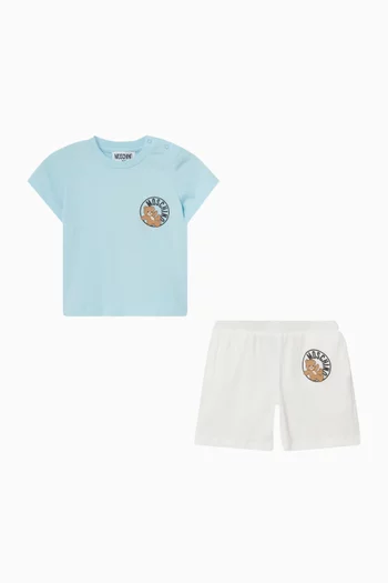Circular Teddy & Shorts Set