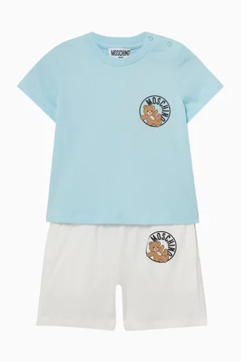 Circular Teddy & Shorts Set