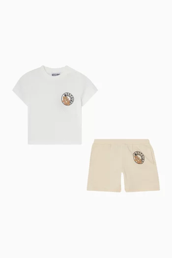 Circular Teddy & Shorts Set