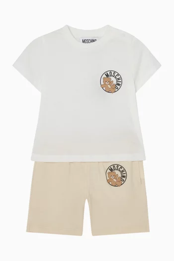 Circular Teddy & Shorts Set