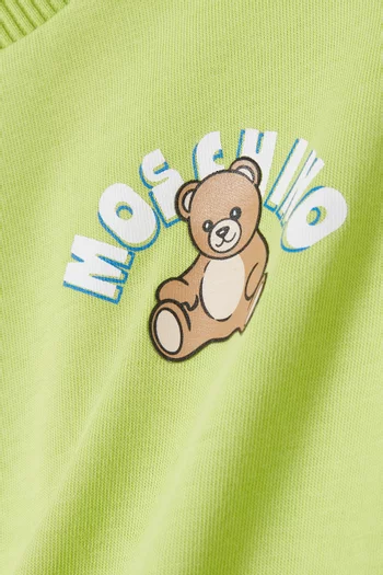Teddy Logo T-shirt in Cotton Jersey