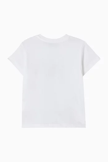Teddy Logo T-shirt in Cotton Jersey