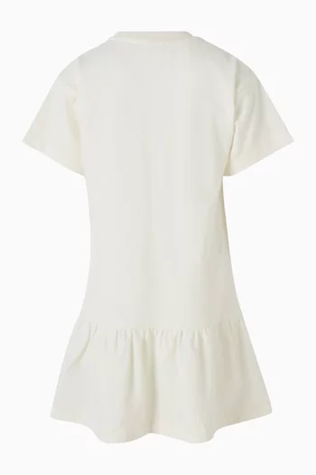 فستان بنمط تي شيرت بطبعة دب تيدي