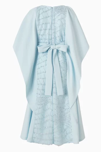 قفطان طويل بتصميم مرصع