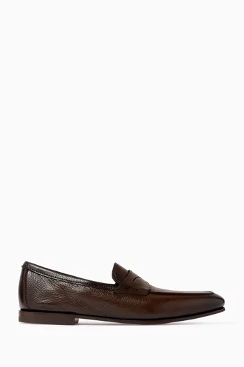 Carlo Penny Loafers in Leather
