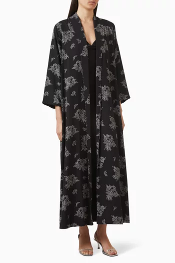 عباية بقصة زينة شيفون