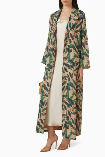 Printed Abaya in Chiffon