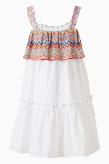 Zig Zag Dress in Cotton