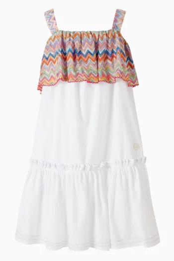 Zig Zag Dress in Cotton