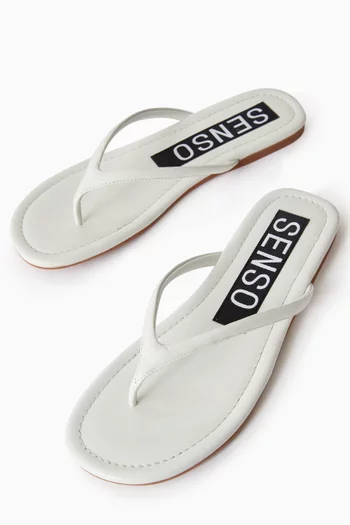 حذاء مفتوح نورا جلد