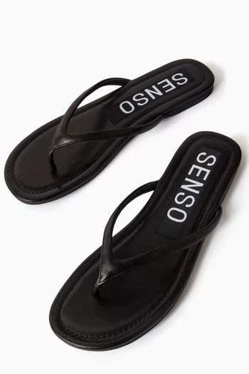 حذاء مفتوح نورا جلد