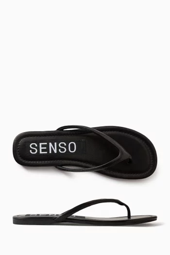 حذاء مفتوح نورا جلد