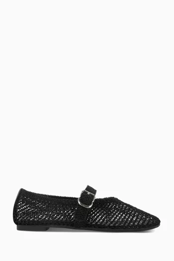 Heavy Metals Ballet Flats in Knit