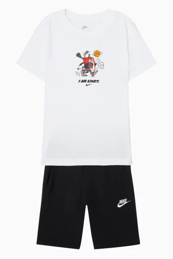 Boxy T-shirt in Cotton