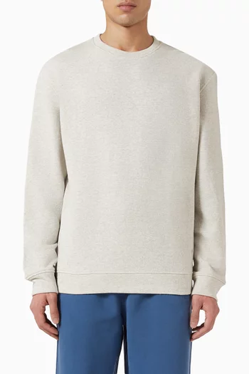 Textured Terry Sweatshirt in Cotton