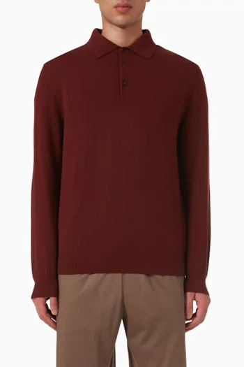 Polo Sweater in Cashmere