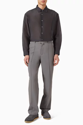 Shirt in Cotton & Silk