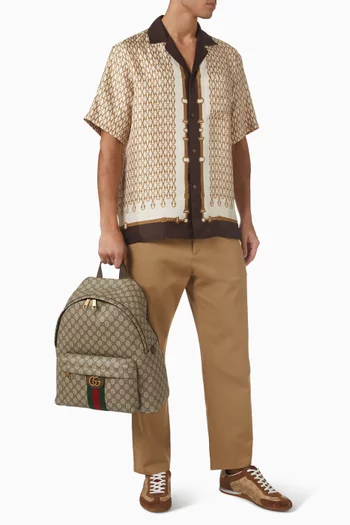 Ophidia Medium Backpack in GG Monogram Canvas