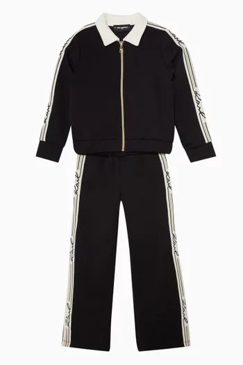 Collared Zip Jacket in Viscose-blend