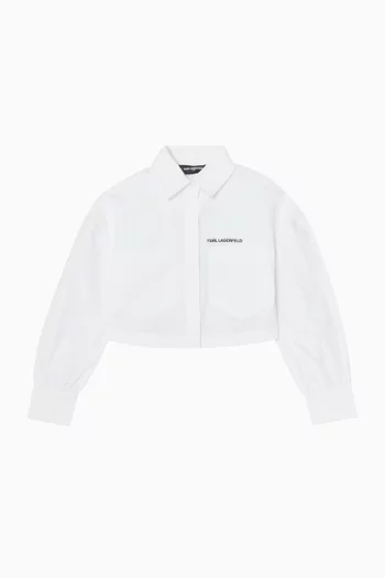 Logo Shirt in Cotton