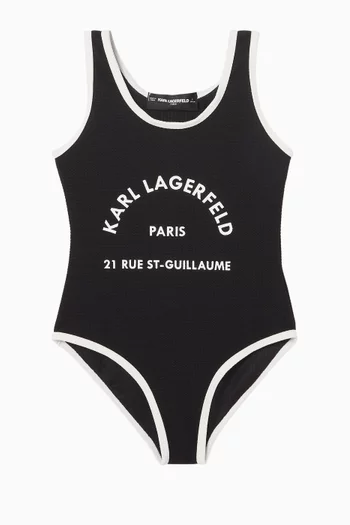 Logo One-piece Swimsuit