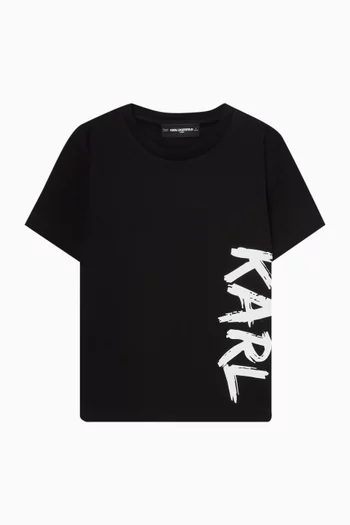 KARL Logo T-shirt in Cotton